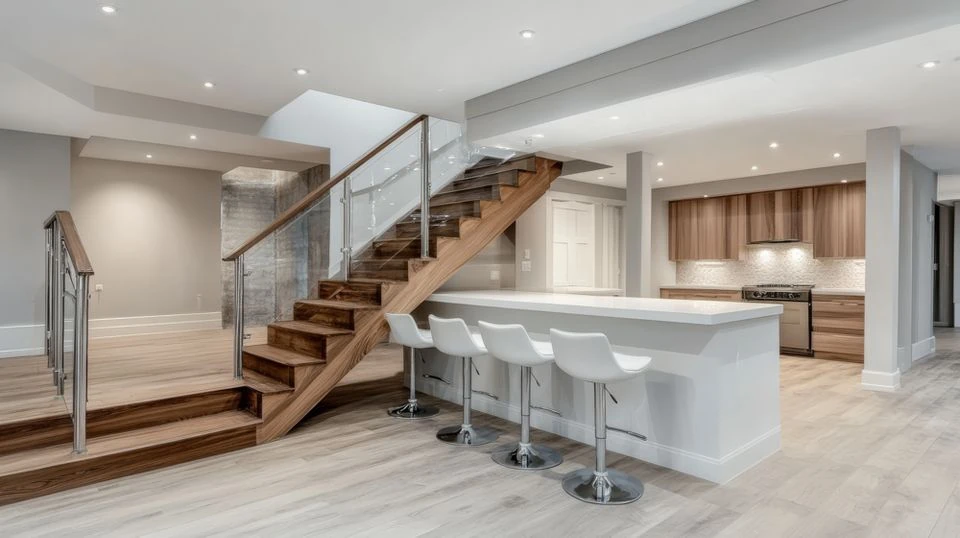 Maximize Your Space with a Beautifully Finished Basement Basement Finishing project by Archers Remodeling & Renovation in Springboro, OH